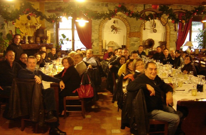 Pranzo sociale Natalizio del Motoclub Saint Germain alle Macine del Confluente di Badalucco