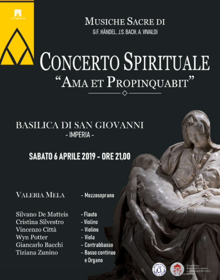 Imperia: concerto di musica sacra nella Basilica di San Giovanni Battista