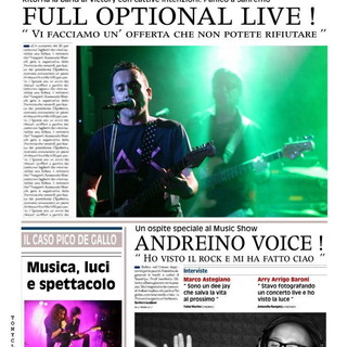 Sanremo: stasera musica live al Victory Morgana Bay con i Full Optional, guest star Andreino Voice