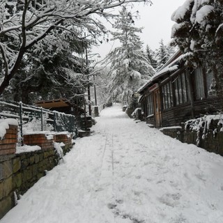 Le foto di un lettore sull'abbondante nevicata che si è verificata a San Romolo, sulle alture di Sanremo