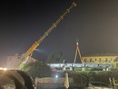 Iniziate a San Bartolomeo al Mare le operazioni di posa del nuovo ponte di via Roma (foto e video)