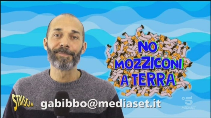 Ventimiglia promossa a pieni voti dalla campagna &quot;No mozziconi a terra&quot; di Striscia la Notizia