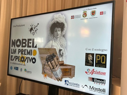 Sanremo: domani e mercoledì la proiezione del fil sugli ultimi anni di vita di Alfred Nobel