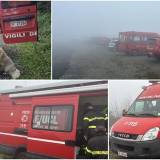 Trovato col supporto del Nucleo cinofilo dei vigili del fuoco di Imperia e Savona il cinquantenne scomparso a Genova