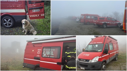 Trovato col supporto del Nucleo cinofilo dei vigili del fuoco di Imperia e Savona il cinquantenne scomparso a Genova