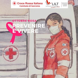 'Ottobre Rosa' della Lilt in collaborazione con il comitato di Sanremo della Croce Rossa