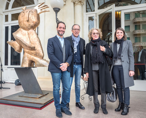 Da sinistra: Olmo Romeo, Alberto Biancheri, Carin Grudda e Gioia Quicquaro