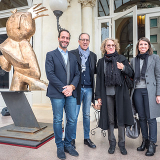 Da sinistra: Olmo Romeo, Alberto Biancheri, Carin Grudda e Gioia Quicquaro