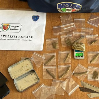 Sanremo: 30enne pregiudicato trovato in possesso di 18 bustine di hashisa