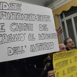 La protesta dei dipendenti del casinò in aula