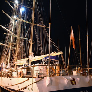 Sanremo: la nave scuola Pogoria da ieri è di nuovo attraccata al Porto Vecchio