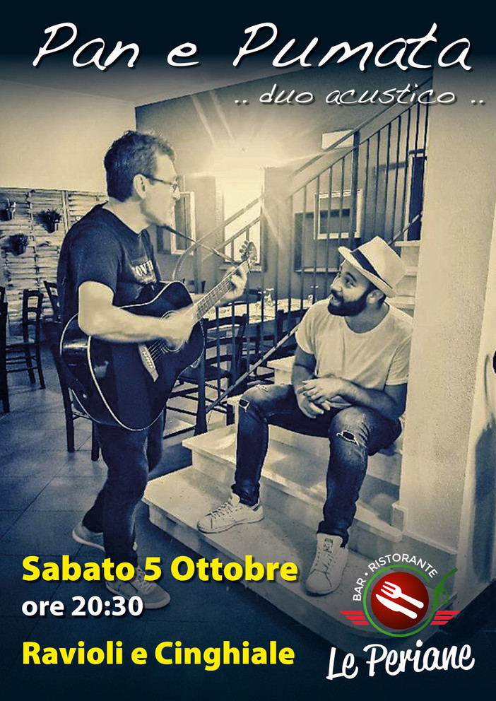 Musica live e un menù squisitamente autunnale: scoprite il sabato sera de &quot;Le Periane&quot;