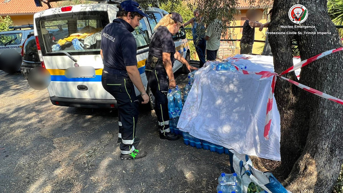 Emergenza idrica e incendi, giornate di lavoro per i volontari della SS Trinità