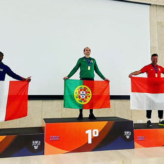 Atletica, medaglia di bronzo per il ventimigliese Fabrizio Pertile agli Europei Master in Portogallo