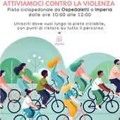 Sanremo, domenica passeggiata in bicicletta contro violenza sulle donne