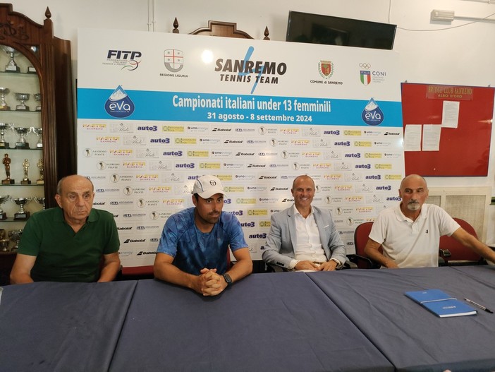 Sanremo: campionati nazionali under 13 di tennis femminile, Matteo Civarolo &quot;Evento fortemente voluto&quot; (Foto e video)