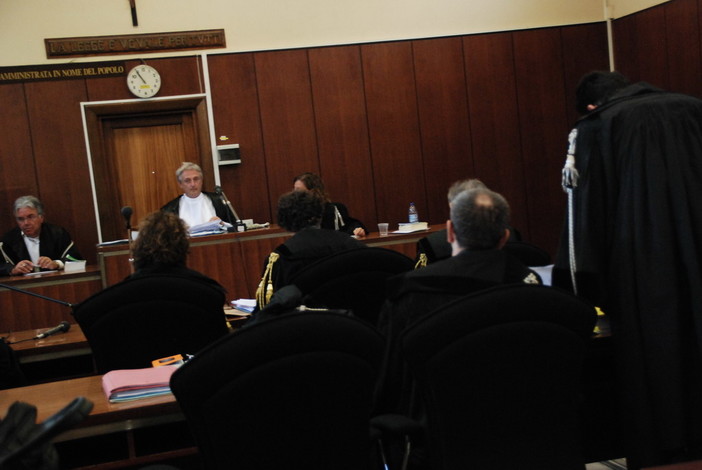 Nella foto una delle fasi della prima udienza del 7 ottobre.