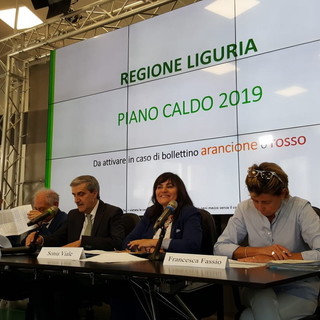 Regione Liguria, pronto il piano caldo da attivare in caso di bollettino arancione o rosso