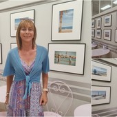 Foto in gelateria, &quot;#portami a vedere il mare&quot; di Stefania Scarpa in mostra a Bordighera (Foto e video)