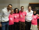 Naturun Team Valle Argentina in rosa per la LILT, un messaggio di prevenzione alla Sanremo Marathon e Valencia