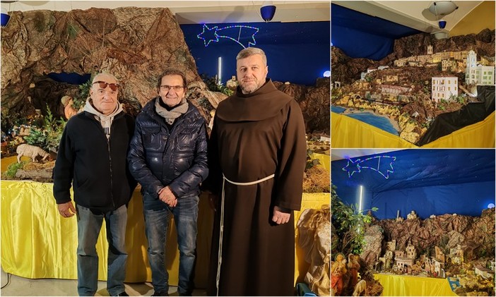 Bordighera, tradizione e originalità: volontari realizzano un enorme presepe a Terrasanta (Foto e video)