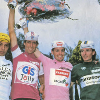 I vincitori delle varie maglie del Giro d'Italia del 1987