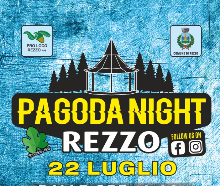 A Rezzo sabato sarà 'Pagoda Night', evento intergenerazionale presso il Parco