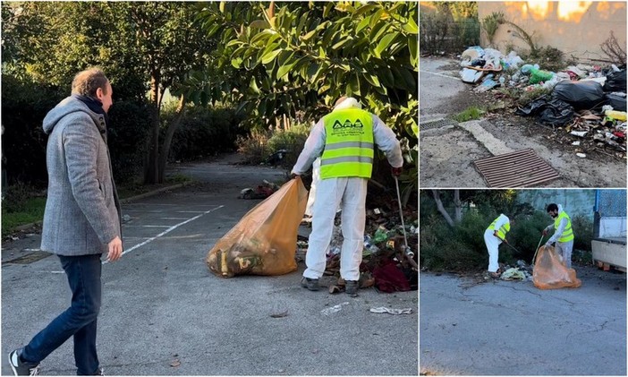 Migranti a Ventimiglia, accampamenti abusivi e rifiuti: pulizia straordinaria a Peglia (Foto)