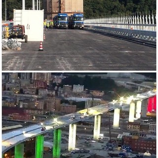 Ponte di Genova, Toti: &quot;Iniziate le prove di collaudo, grazie al lavoro incessante di tanti oggi è un simbolo&quot;