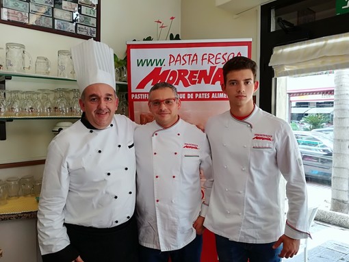 Vallecrosia: lo chef Ivan Gilioli ha curato la presentazione organizzata dall'azienda Menù al ristorante Bella Napoli