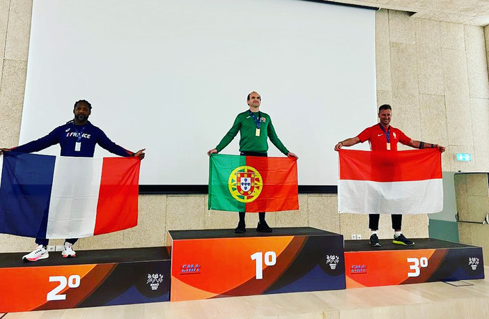 Atletica, medaglia di bronzo per il ventimigliese Fabrizio Pertile agli Europei Master in Portogallo