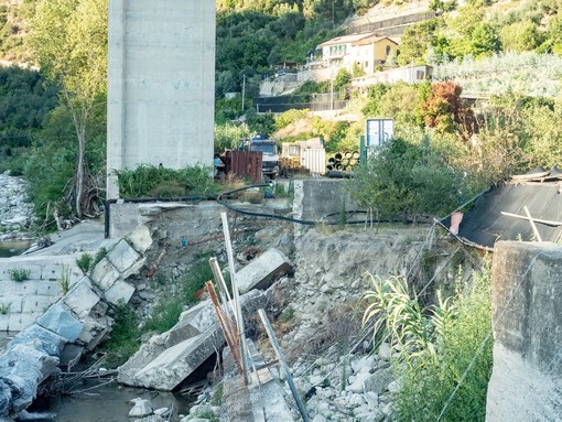 Taggia: detriti sull'argine in regione Bruxiae, gli abitanti si appellano a Regione Liguria