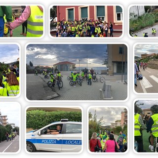 Santo Stefano al Mare: prima scuola della provincia ad avviare nel 2019 il progetto di mobilità sostenibile Pedibus &amp; Bicibus