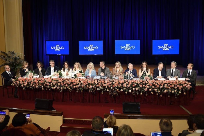 La conferenza stampa al Casinò di Sanremo