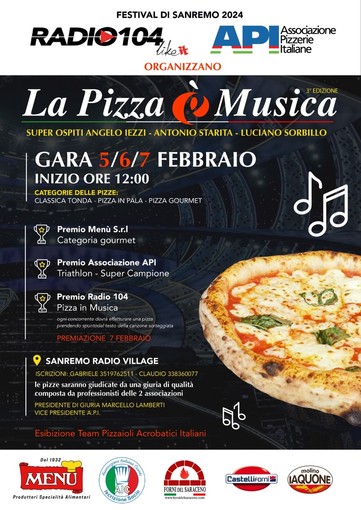 Sanremo: un concorso speciale riservato a tutti i pizzaioli creativi e agli amanti della musica italiana.