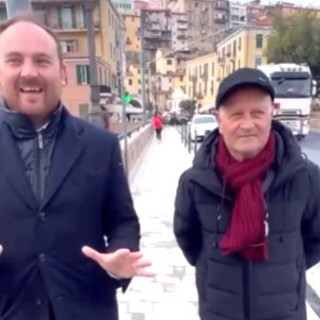 Ventimiglia, conclusi i lavori del nuovo marciapiede sul ponte Doria. Di Muro: &quot;Opera necessaria e attesa&quot; (Foto)