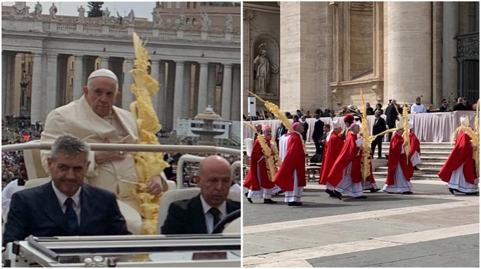 Papa Francesco ha ricevuto i parmureli di Sanremo: le immagini da piazza San Pietro