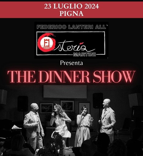 Sold Out per la Cena Spettacolo all'Osteria Martini di Pigna di martedì 23 luglio. Ultime disponibilità solo per il concerto accompagnato dal servizio bar.