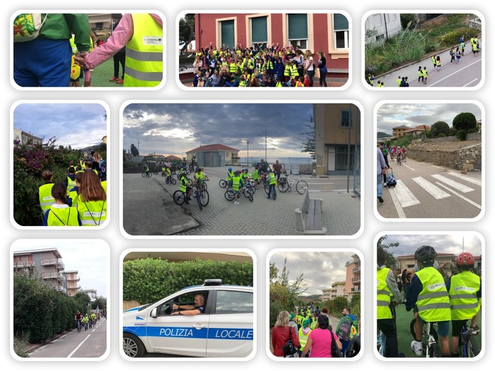 Santo Stefano al Mare: prima scuola della provincia ad avviare nel 2019 il progetto di mobilità sostenibile Pedibus &amp; Bicibus