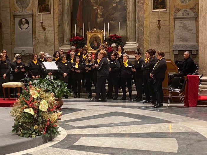 Tre giorni indimenticabili per i membri del coro &quot;conClaudia&quot; di Imperia in pellegrinaggio a Roma e in Vaticano (foto)