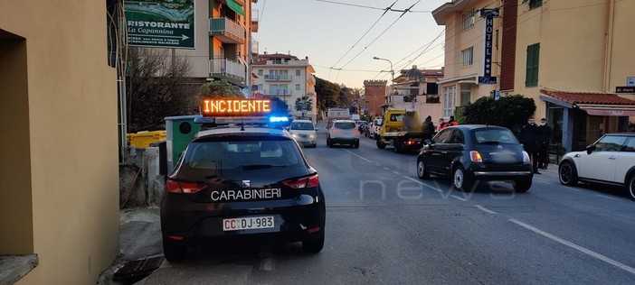 Bordighera: scooter investe pedone fuori dalle strisce in Arziglia, mobilitazione di soccorsi