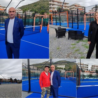 Sinergia pubblico-privato, riqualificata zona degradata: a Ventimiglia nuovi campi da padel (Foto e video)