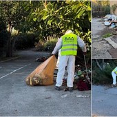 Migranti a Ventimiglia, accampamenti abusivi e rifiuti: pulizia straordinaria a Peglia (Foto)