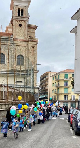 Taggia: passeggiata di Carnevale per i bimbi della scuola dell'Infanzia di Arma