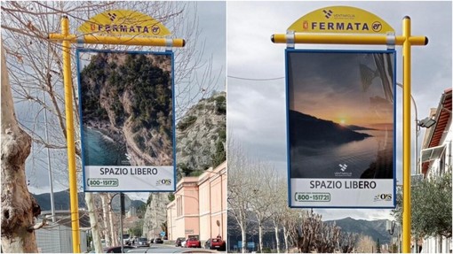 Ventimiglia, fermate degli autobus: al via il posizionamento delle nuove paline (Foto)