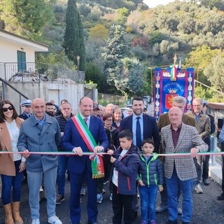 Ventimiglia, lavori di messa in sicurezza terminati: riapre via Due Camini (Foto e video)