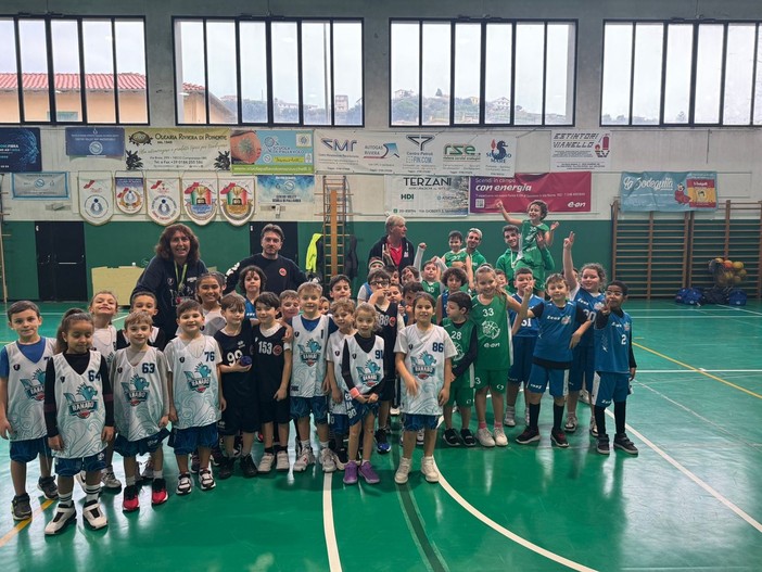 Sanremo, una sessantina di partecipanti al raduno provinciale minibasket (Foto)