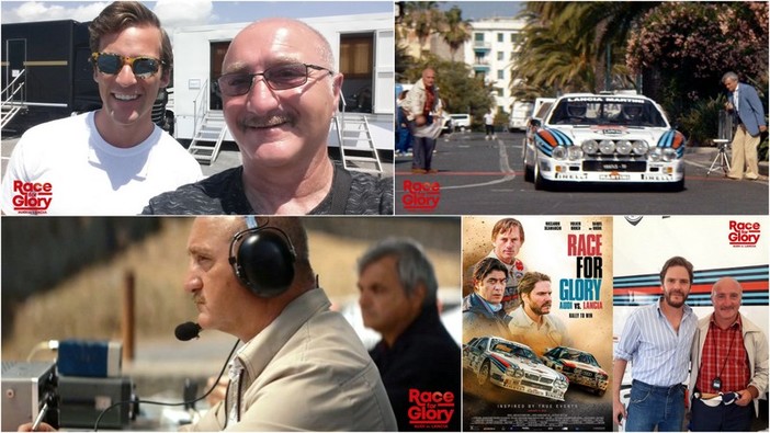 &quot;Race for Glory – Audi vs Lancia&quot;, sbarca al cinema il film girato a Sanremo: anche un vallecrosino tra le comparse (Foto)