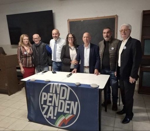 Elezioni regionali,  Incontro a Bordighera con i candidati di 'Indipendenza! Alemanno per Rosson'