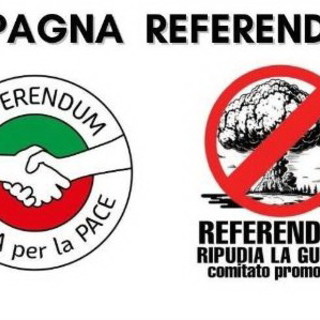 Imperia: sabato un banchetto a sostegno di 3 referendum popolari per fermare l’invio di armi in Ucraina